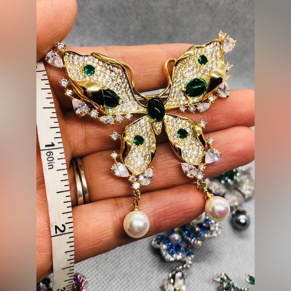 Beautiful coat brooches
